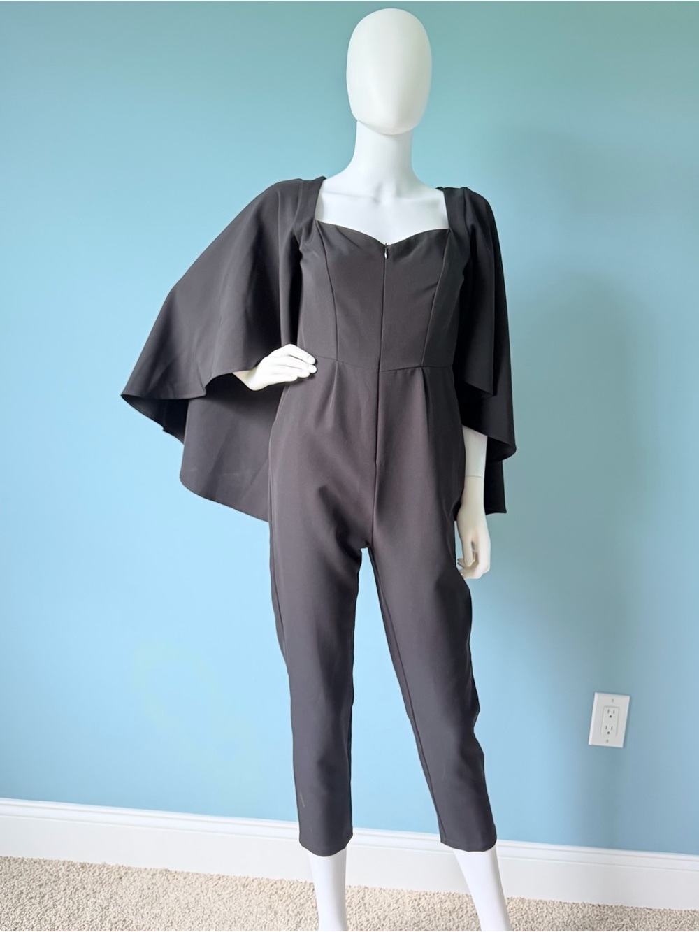 Chic Star Black Lotus Jumpsuit NWT
